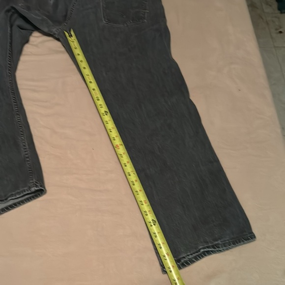 VINTAGE RARE VHTF UNISEX LEVI’S RED BUTTON FLY MENS size 36x30 REDLINE SELVAGE - Picture 5 of 16